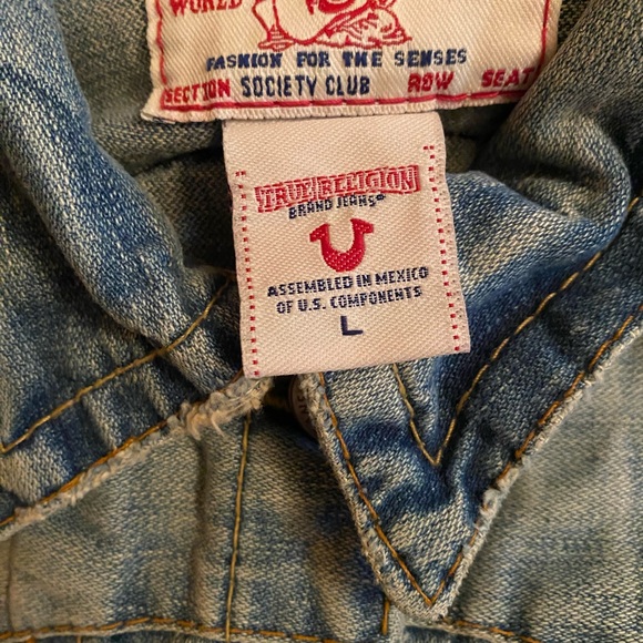 Vintage True Religion denim jacket. Worn twice. - Picture 4 of 4